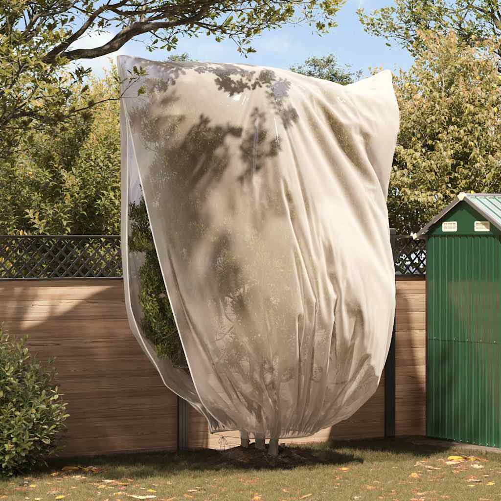 vidaXL Frost Protection Plant Fleece Covers Beige 3.5 x 2.5 m