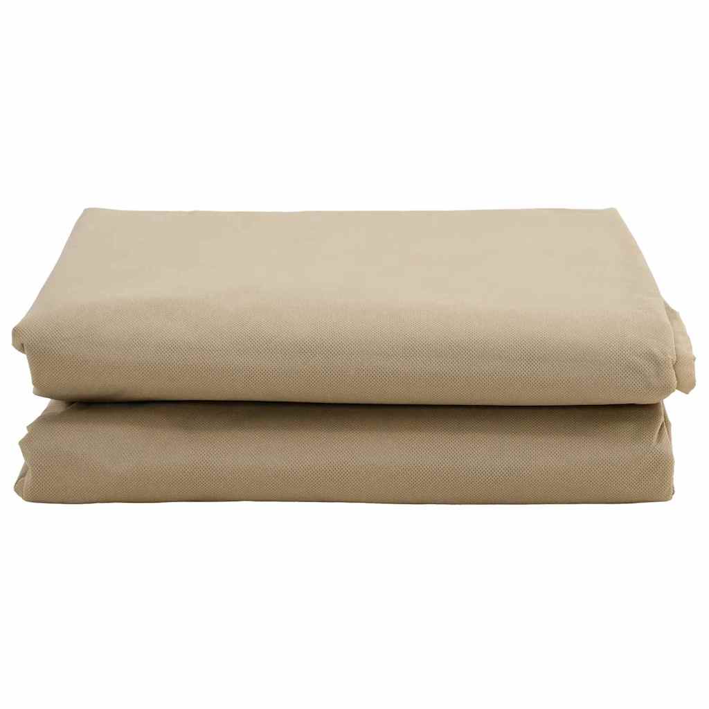 vidaXL Frost Protection Plant Fleece Covers 3 pcs Beige 3.5 x 2.5 m
