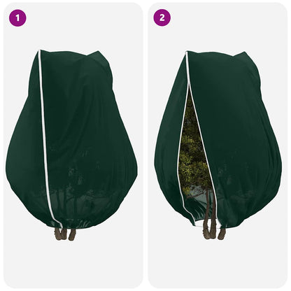 vidaXL Frost Protection Plant Fleece Covers Green 3.5 x 2.5 m