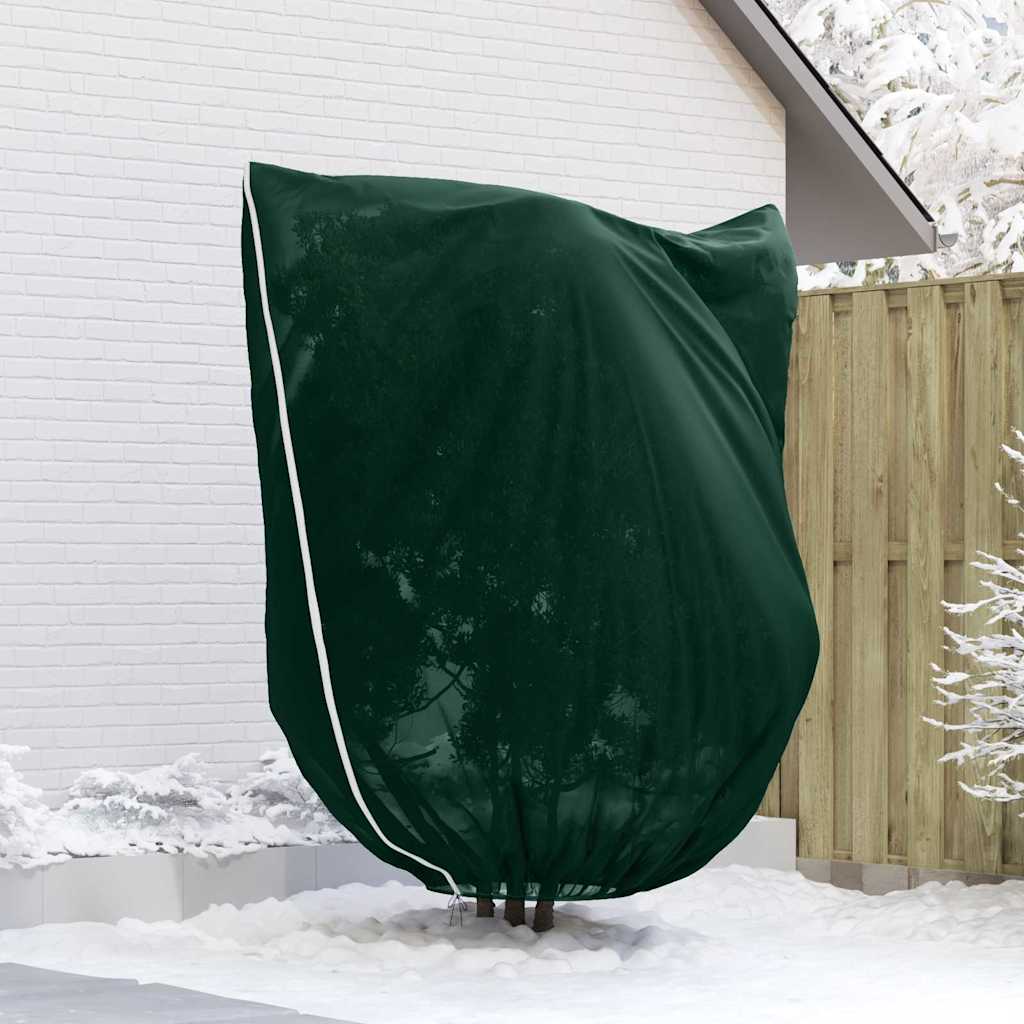 vidaXL Frost Protection Plant Fleece Covers 3 pcs Green 2.4 x 2 m