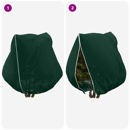 vidaXL Frost Protection Plant Fleece Covers 3 pcs Green 2.5 x 3.14 m