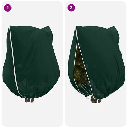 vidaXL Frost Protection Plant Fleece Covers 3 pcs Green 3 x 3.93 m