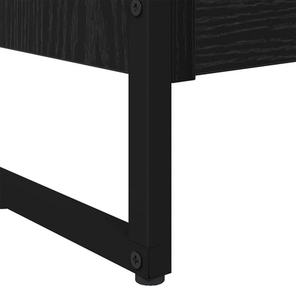 vidaXL Book Cabinet 60 x 30 x 189.5 cm Engineered Wood Black Oak