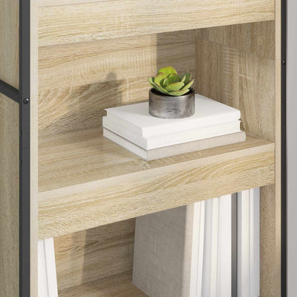 vidaXL Book Cabinet 60 x 30 x 189.5 cm Engineered Wood Sonoma