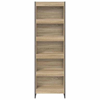 vidaXL Book Cabinet 60 x 30 x 189.5 cm Engineered Wood Sonoma