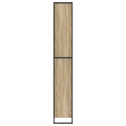 vidaXL Book Cabinet 60 x 30 x 189.5 cm Engineered Wood Sonoma