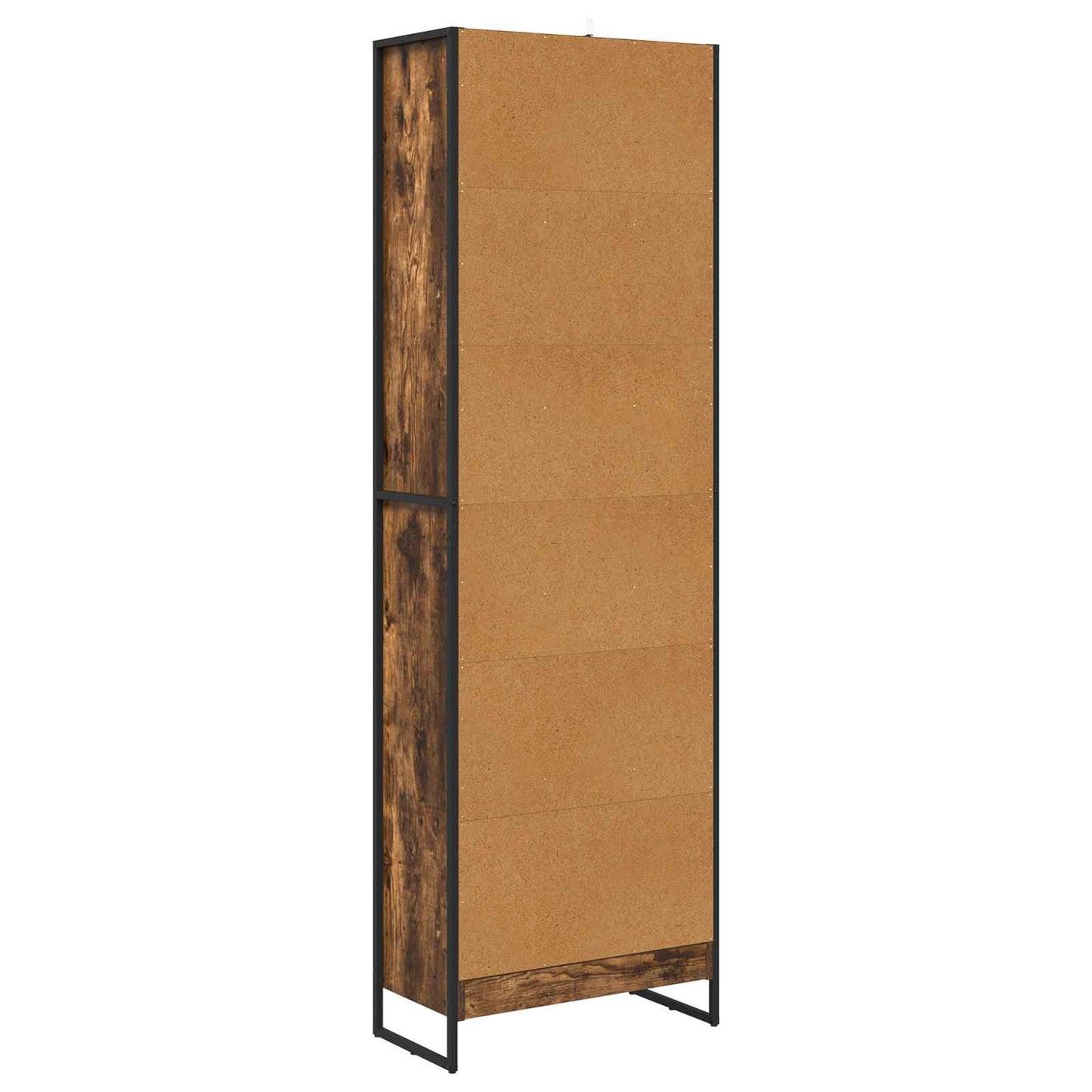 vidaXL Book Cabinet 60 x 30 x 189.5 cm Engineered Wood Smoke Oak