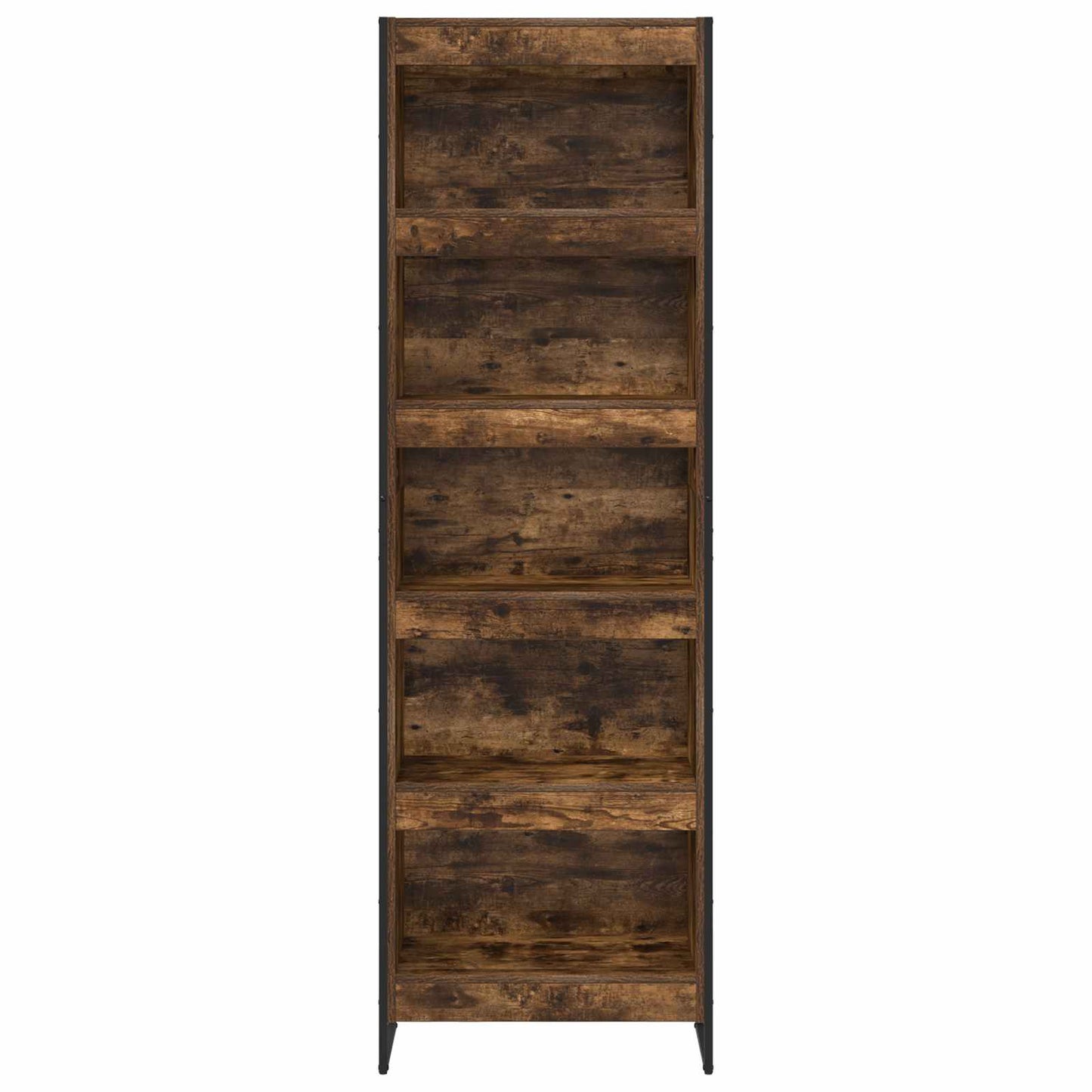 vidaXL Book Cabinet 60 x 30 x 189.5 cm Engineered Wood Smoke Oak