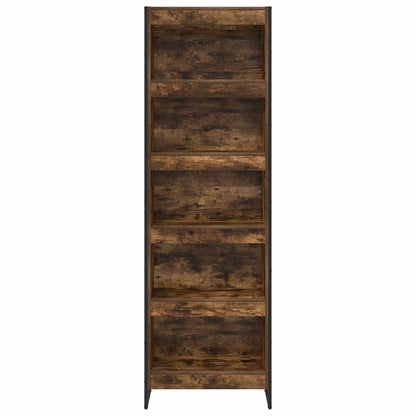vidaXL Book Cabinet 60 x 30 x 189.5 cm Engineered Wood Smoke Oak