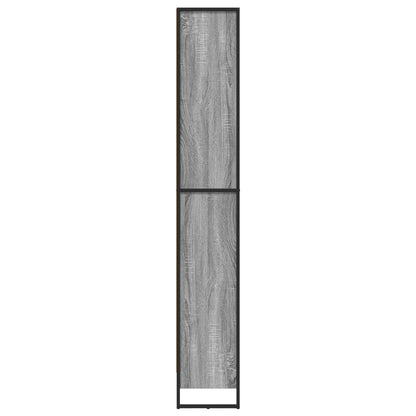 vidaXL Book Cabinet 60 x 30 x 189.5 cm Engineered Wood Grey Sonoma
