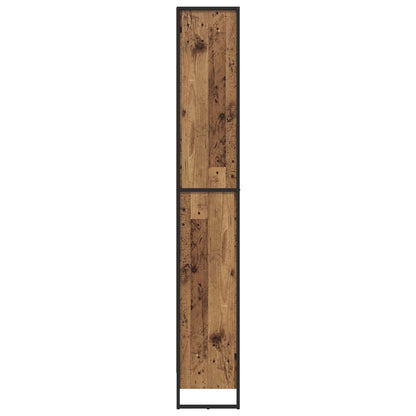 vidaXL Book Cabinet 60 x 30 x 189.5 cm Engineered Wood Old Wood