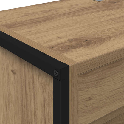vidaXL Book Cabinet 60 x 30 x 189.5 cm Engineered Wood Artisian Oak