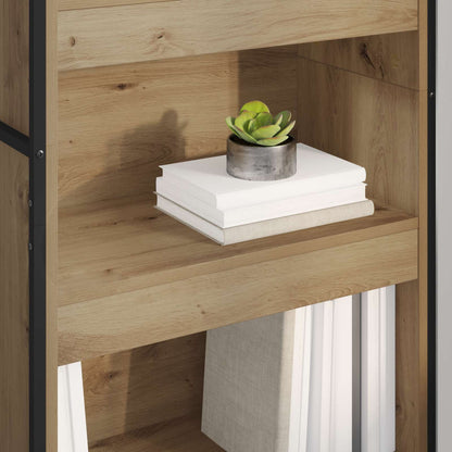 vidaXL Book Cabinet 60 x 30 x 189.5 cm Engineered Wood Artisian Oak