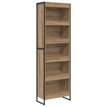 vidaXL Book Cabinet 60 x 30 x 189.5 cm Engineered Wood Artisian Oak