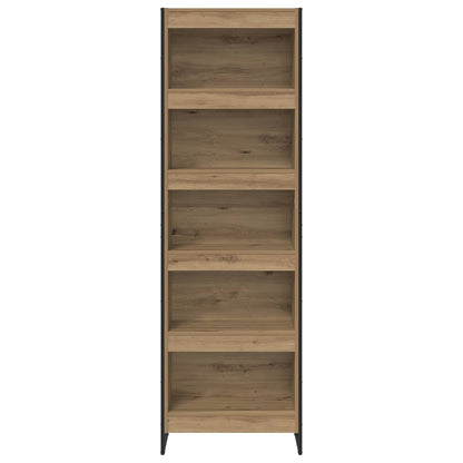 vidaXL Book Cabinet 60 x 30 x 189.5 cm Engineered Wood Artisian Oak