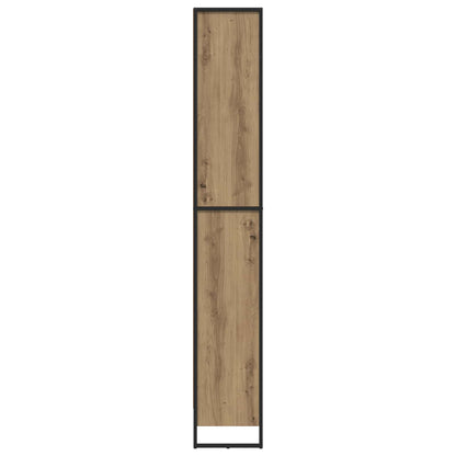 vidaXL Book Cabinet 60 x 30 x 189.5 cm Engineered Wood Artisian Oak