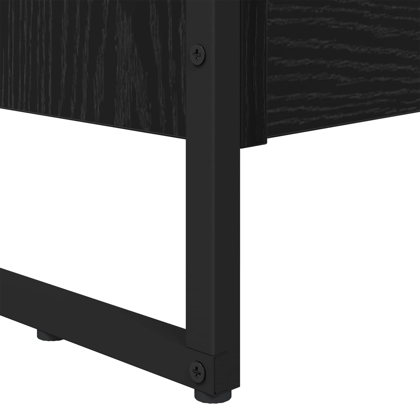 vidaXL Book Cabinet 80 x 30 x 155 cm Engineered Wood Black Oak