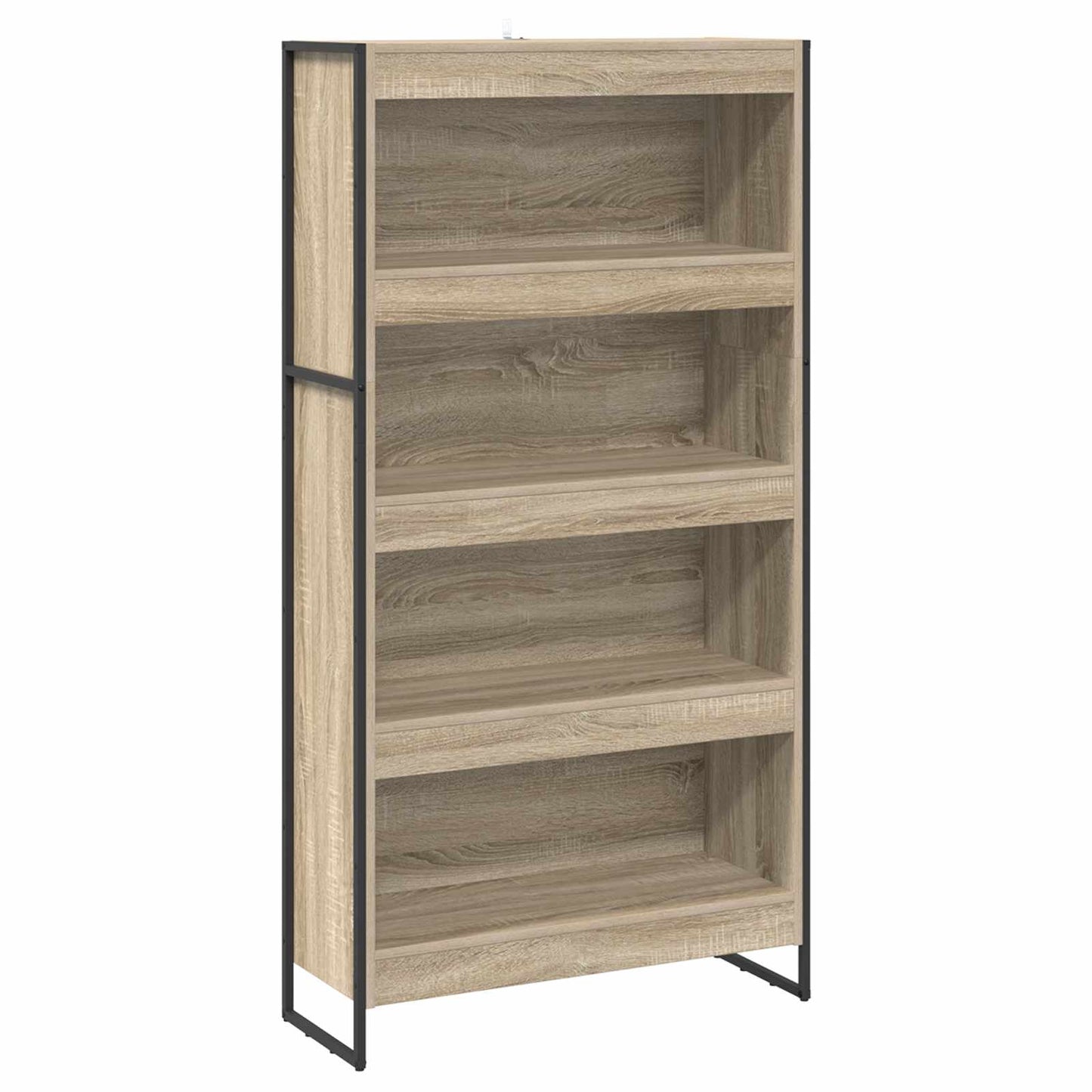 vidaXL Book Cabinet 80 x 30 x 155 cm Engineered Wood Sonoma
