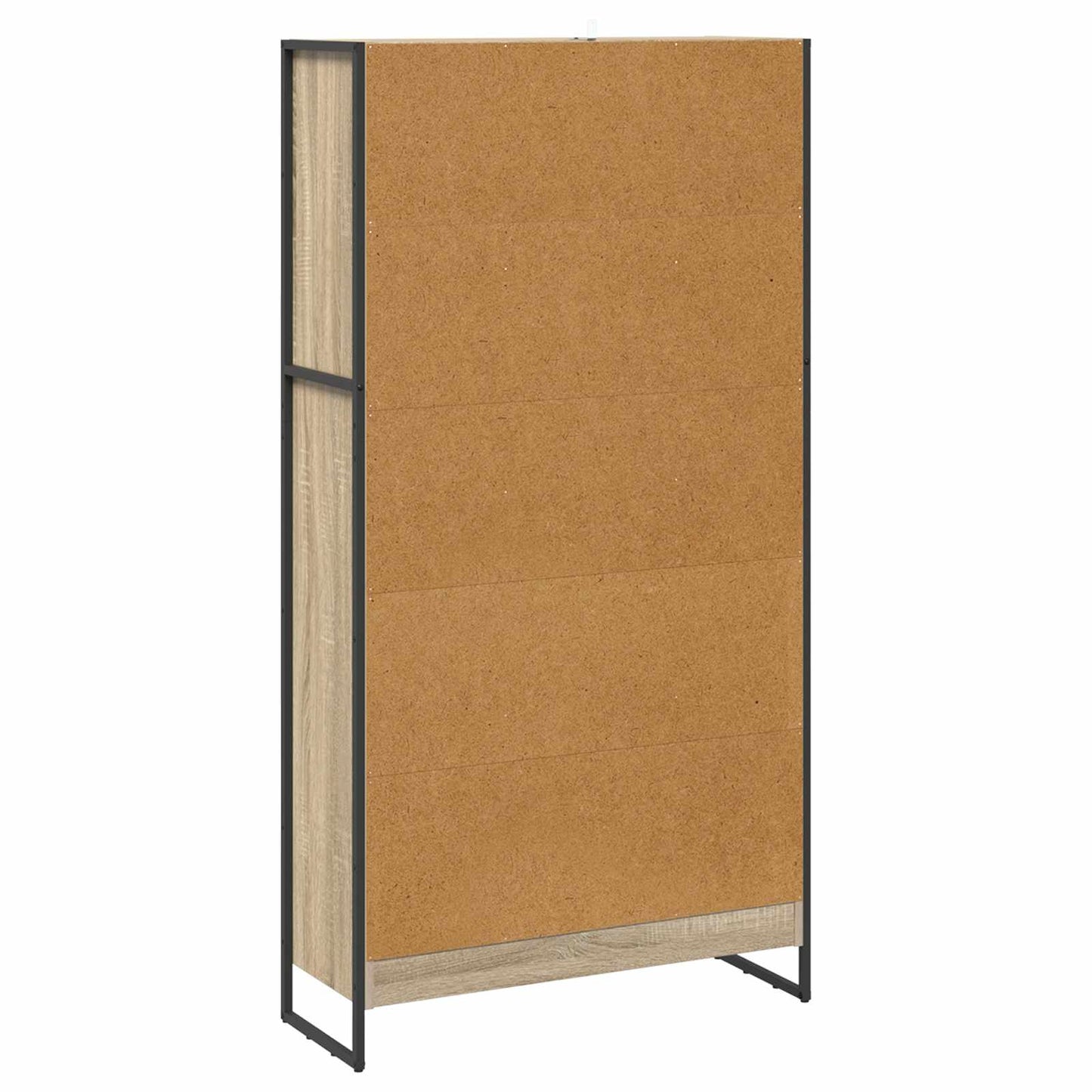 vidaXL Book Cabinet 80 x 30 x 155 cm Engineered Wood Sonoma