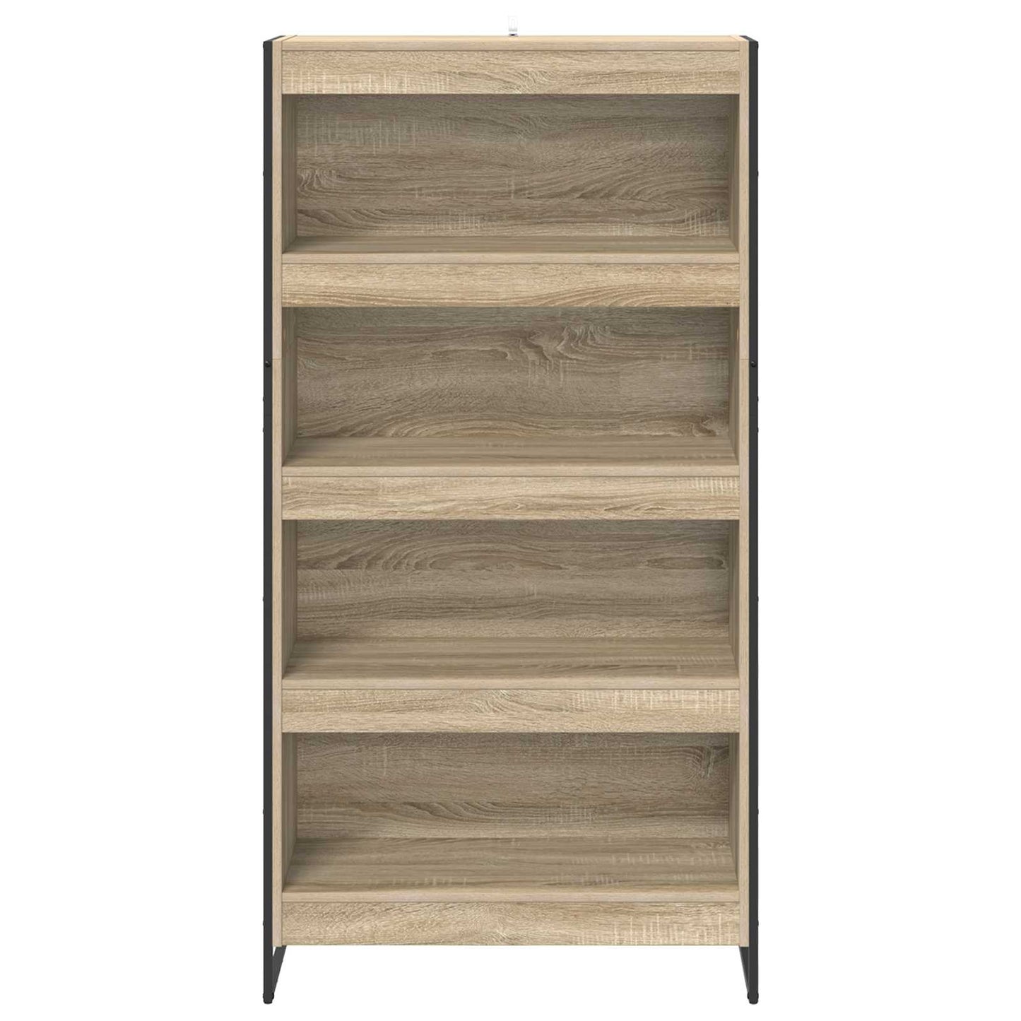 vidaXL Book Cabinet 80 x 30 x 155 cm Engineered Wood Sonoma