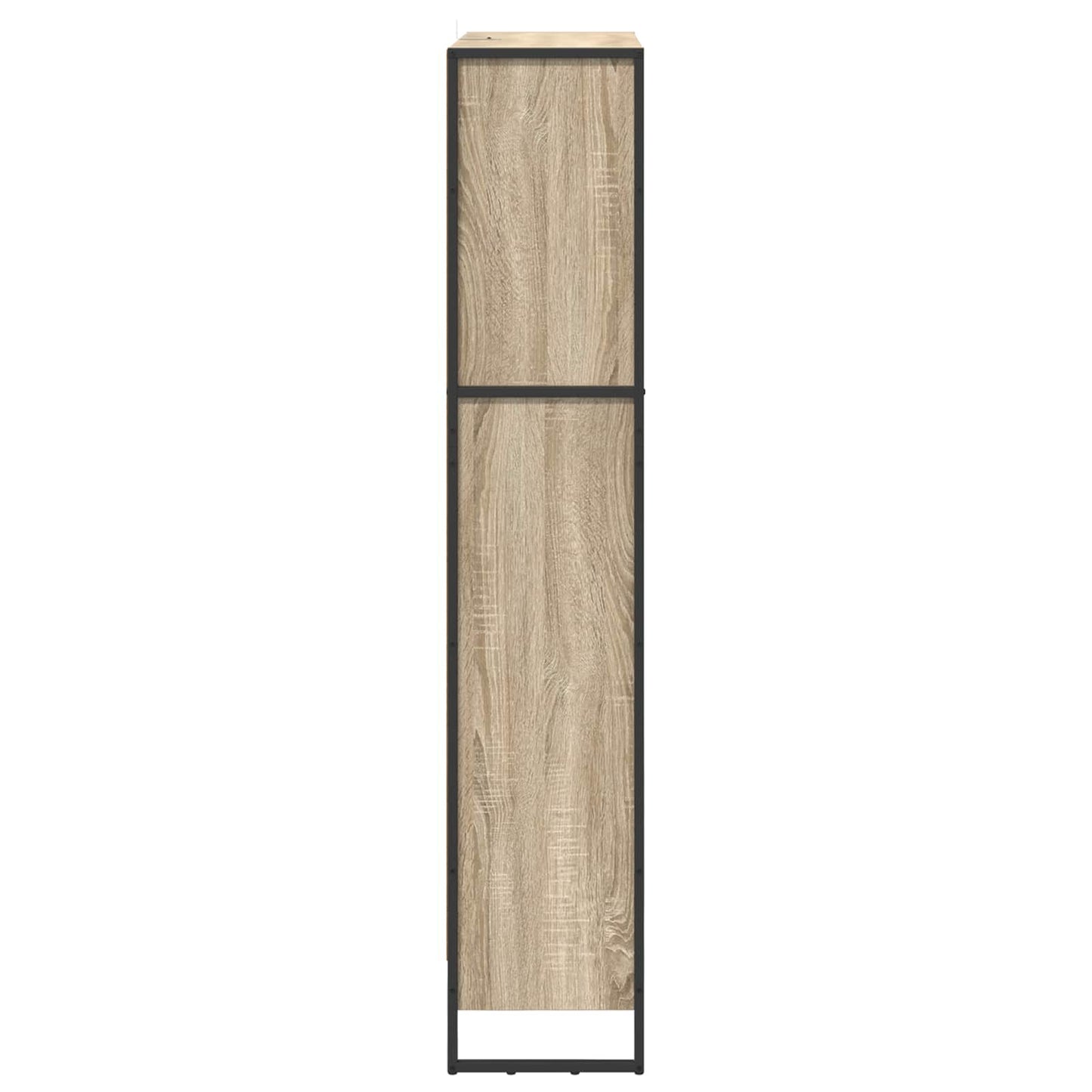 vidaXL Book Cabinet 80 x 30 x 155 cm Engineered Wood Sonoma