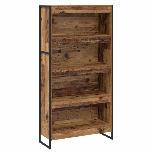 vidaXL Book Cabinet 80 x 30 x 155 cm Engineered Wood Old Wood
