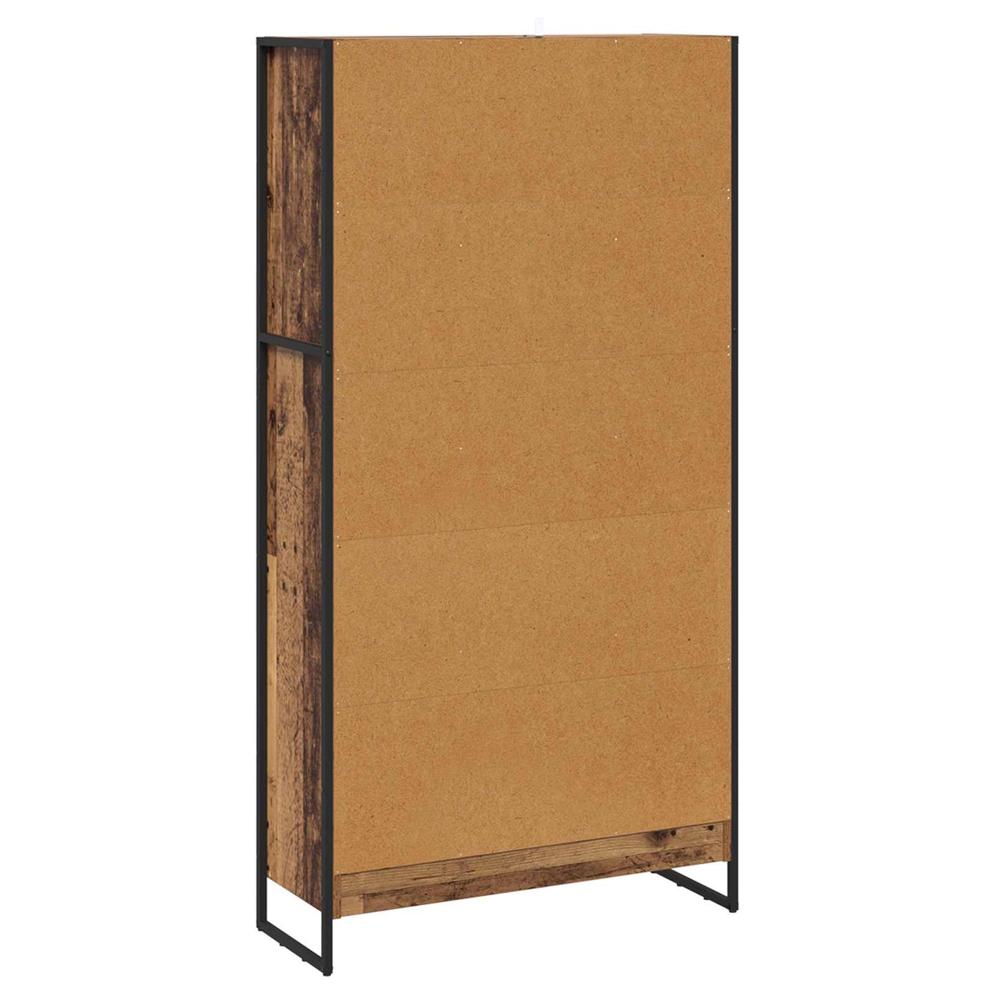 vidaXL Book Cabinet 80 x 30 x 155 cm Engineered Wood Old Wood