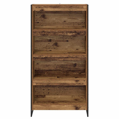 vidaXL Book Cabinet 80 x 30 x 155 cm Engineered Wood Old Wood