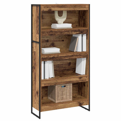 vidaXL Book Cabinet 80 x 30 x 155 cm Engineered Wood Old Wood