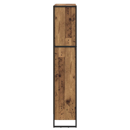 vidaXL Book Cabinet 80 x 30 x 155 cm Engineered Wood Old Wood