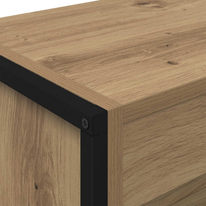 vidaXL Book Cabinet 80 x 30 x 155 cm Engineered Wood Artisian Oak