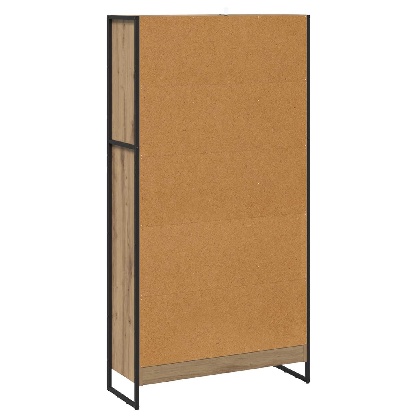 vidaXL Book Cabinet 80 x 30 x 155 cm Engineered Wood Artisian Oak