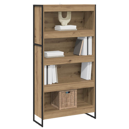 vidaXL Book Cabinet 80 x 30 x 155 cm Engineered Wood Artisian Oak