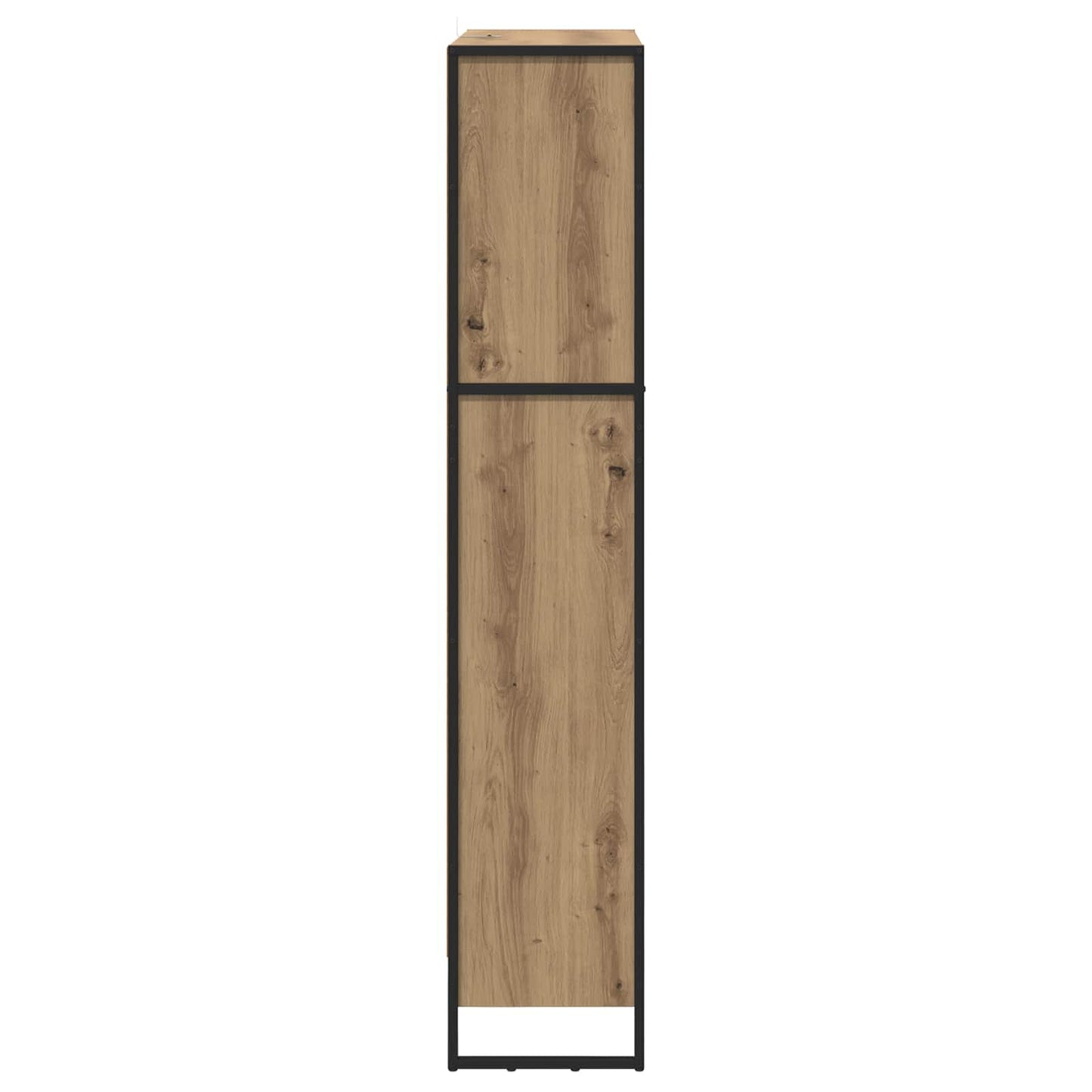 vidaXL Book Cabinet 80 x 30 x 155 cm Engineered Wood Artisian Oak