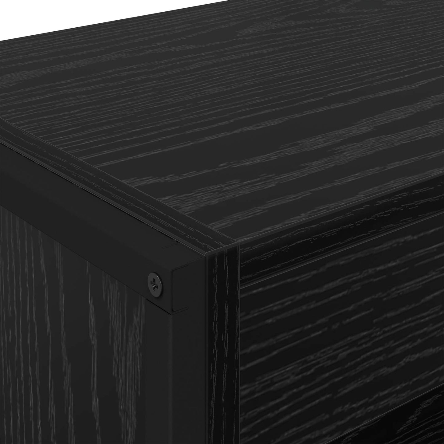 vidaXL Book Cabinet 80 x 30 x 189.5 cm Engineered Wood Black Oak