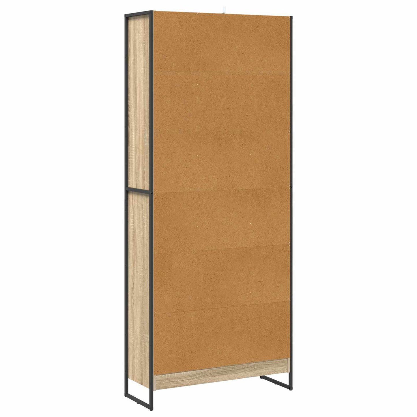 vidaXL Book Cabinet 80 x 30 x 189.5 cm Engineered Wood Sonoma