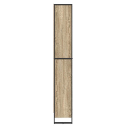 vidaXL Book Cabinet 80 x 30 x 189.5 cm Engineered Wood Sonoma