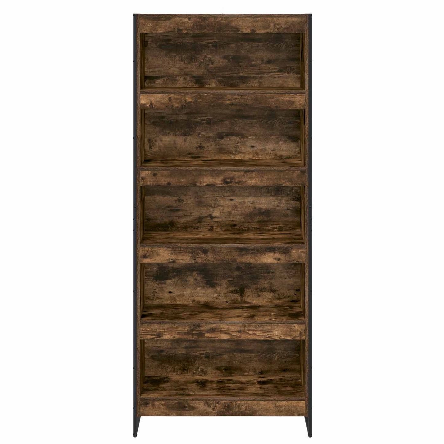 vidaXL Book Cabinet 80 x 30 x 189.5 cm Engineered Wood Smoke Oak