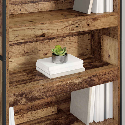 vidaXL Book Cabinet 80 x 30 x 189.5 cm Engineered Wood Old Wood