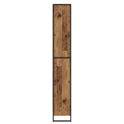 vidaXL Book Cabinet 80 x 30 x 189.5 cm Engineered Wood Old Wood