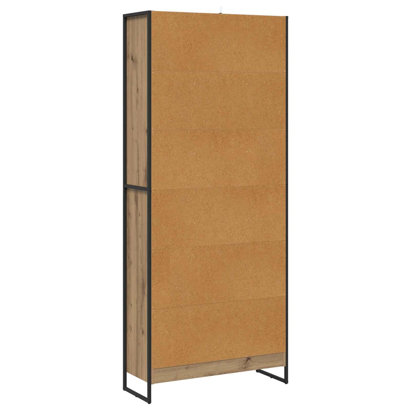 vidaXL Book Cabinet 80 x 30 x 189.5 cm Engineered Wood Artisian Oak