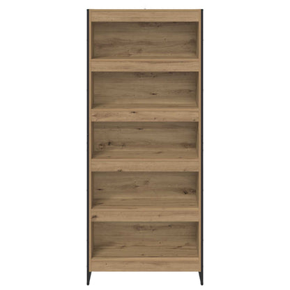 vidaXL Book Cabinet 80 x 30 x 189.5 cm Engineered Wood Artisian Oak