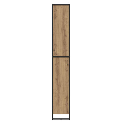 vidaXL Book Cabinet 80 x 30 x 189.5 cm Engineered Wood Artisian Oak