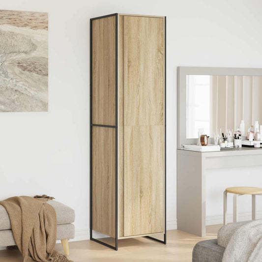 vidaXL Warderobe Sonoma 50 x 50 x 200 cm Engineered Wood