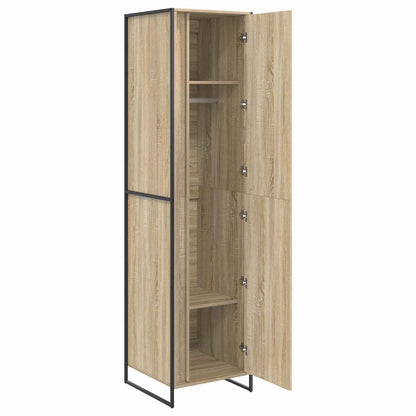 vidaXL Warderobe with Storage Sonoma 50 x 50 x 200 cm Engineered Wood