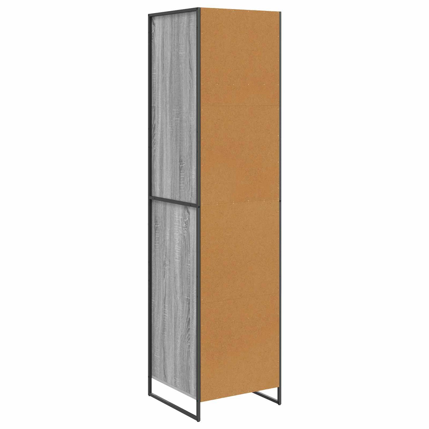 vidaXL Warderobe Grey Sonoma 50 x 50 x 200 cm Engineered Wood