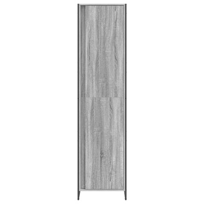 vidaXL Warderobe Grey Sonoma 50 x 50 x 200 cm Engineered Wood