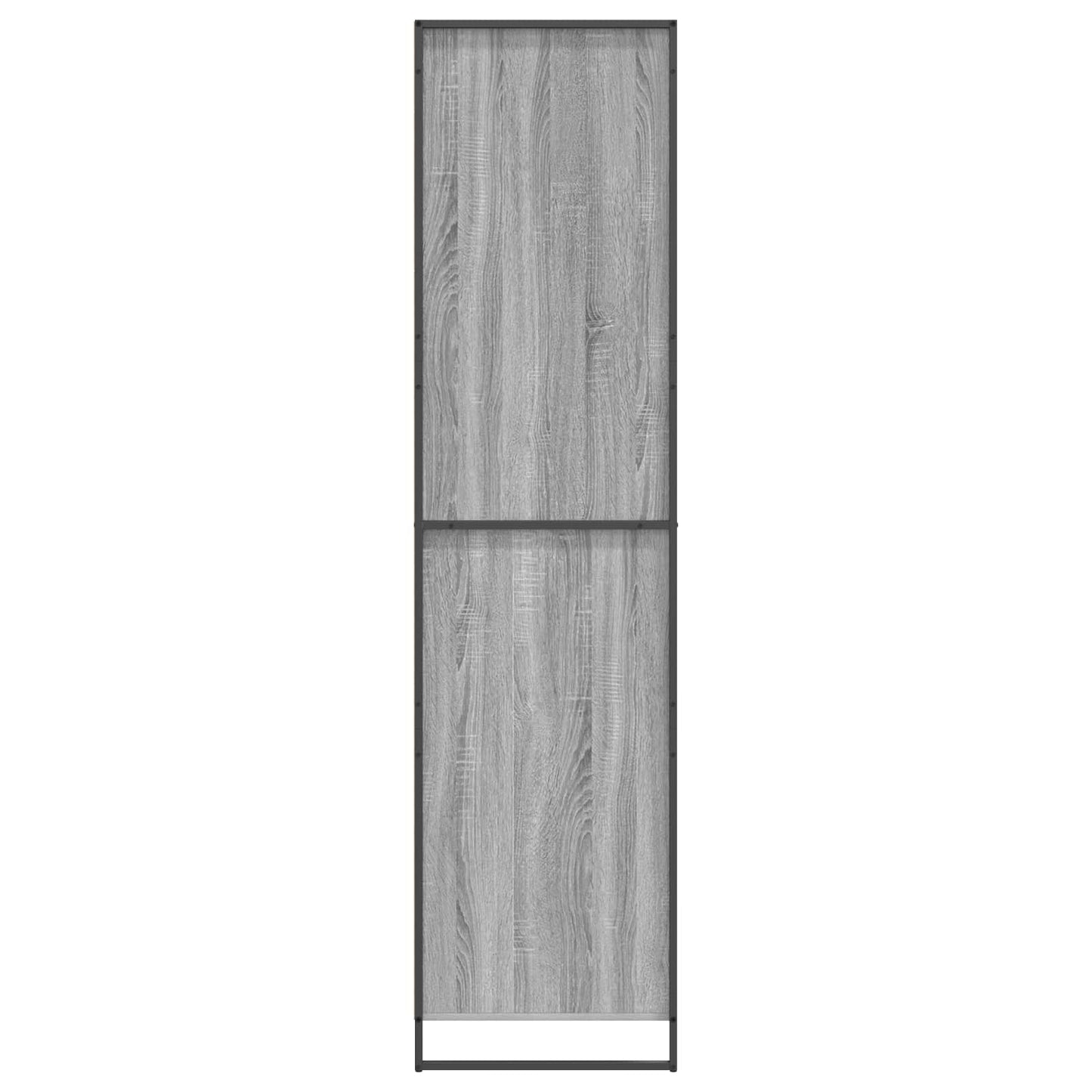 vidaXL Warderobe Grey Sonoma 50 x 50 x 200 cm Engineered Wood