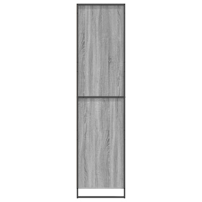 vidaXL Warderobe Grey Sonoma 50 x 50 x 200 cm Engineered Wood
