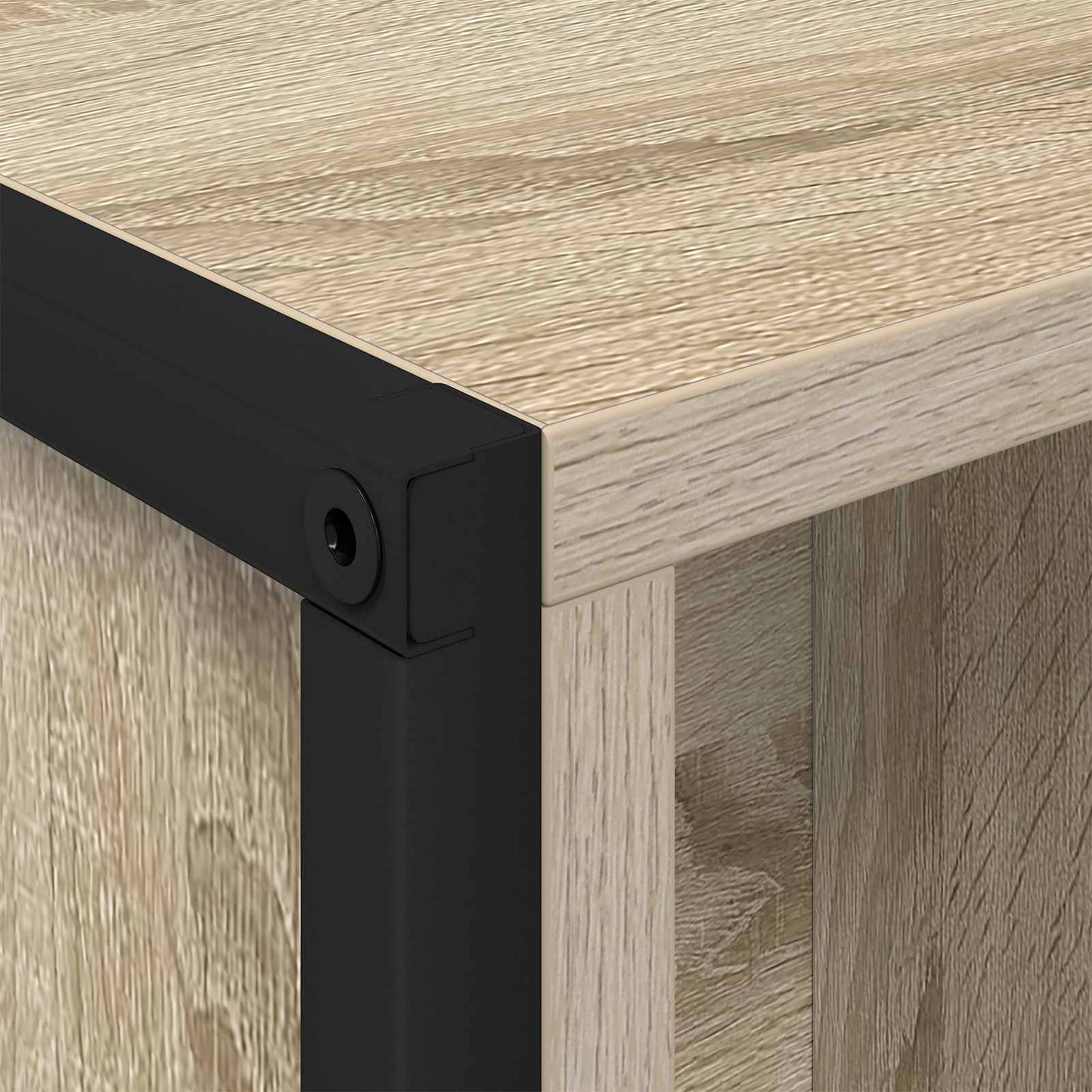 vidaXL Book Cabinet 99.5 x 30 x 108 cm Engineered Wood Sonoma